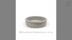 Накладная раковина Kale M17 из серого бетона Concrete Grey РОССИЯ 0193421117 для ванной комнаты_1