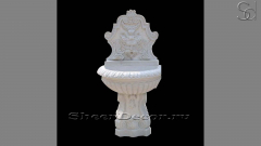 Мраморный питьевой фонтанчик белого цвета Gustino Tempesta из камня сорта Bianco Extra 0861111512_1