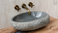 Раковина для ванной комнаты Piedra M88 из речного камня  Gris ИНДОНЕЗИЯ 0050451188_1
