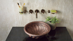 Кованая раковина Sfera M15 из листовой меди Copper ИНДОНЕЗИЯ 0012008115 для ванной комнаты_1