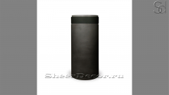 Черная раковина на пьедестале Jenna M10 из архитектурного бетона Concrete Black РОССИЯ 1264001710 для ванной комнаты_1