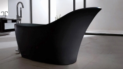Базальтовая ванна Cascada из черного камня Mongolian Black 031031051_1