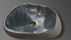 Раковина для ванной Piedra M360 из речного камня  Verde ИНДОНЕЗИЯ 00503011360_1