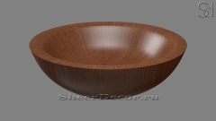 Оригинальная ванна Bello из натурального дерева Wenge 414435151 коричневого цвета_1