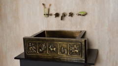 Латунная раковина Medea из сплава Brass ИНДИЯ 518400411 для ванной комнаты_1
