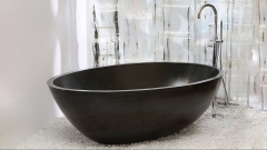 Гранитная ванна Anna M5 из черного камня Carbon 017008055_1