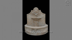 Каменный фонтан бежевого цвета Palume Saggio из натурального травертина сорта Classico Romano 508004147_1