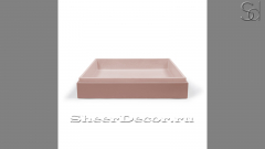 Накладная раковина Nina M2 из розового бетона Concrete Coral РОССИЯ 021821112 для ванной комнаты_1