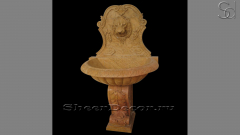 Мраморный питьевой фонтанчик бежевого цвета Gustino Laguna из камня сорта Cappuccino 0860921516_1