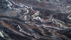 Мраморная плитка и слэбы из натурального мрамора Cipollino Ondulate черного цвета_1
