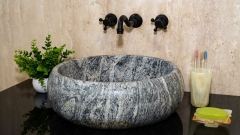 Гранитная раковина Ronda из голубого камня Spray Wave КИТАЙ 003027111 для ванной комнаты_1