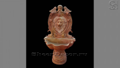 Мраморный питьевой фонтанчик красного цвета Gustino Saggezza из камня сорта Rosso Alicante 0860511517_1
