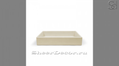Бежевая раковина Nina из архитектурного бетона Concrete Beige РОССИЯ 021847111 для ванной комнаты_1