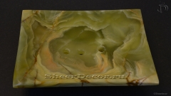 Мыльница для в ванную Vibek из оникса Green Onyx_1
