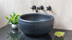 Каменная курна  Kadi из черного мрамора Grey Marquina ИТАЛИЯ 426040121_1