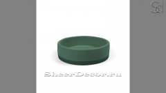 Накладная раковина Kale M18 из зеленого бетона Concrete Green РОССИЯ 0197621118 для ванной комнаты_1