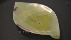 Накладная мыльница для в ванную Soapdish из оникса Green Onyx_1