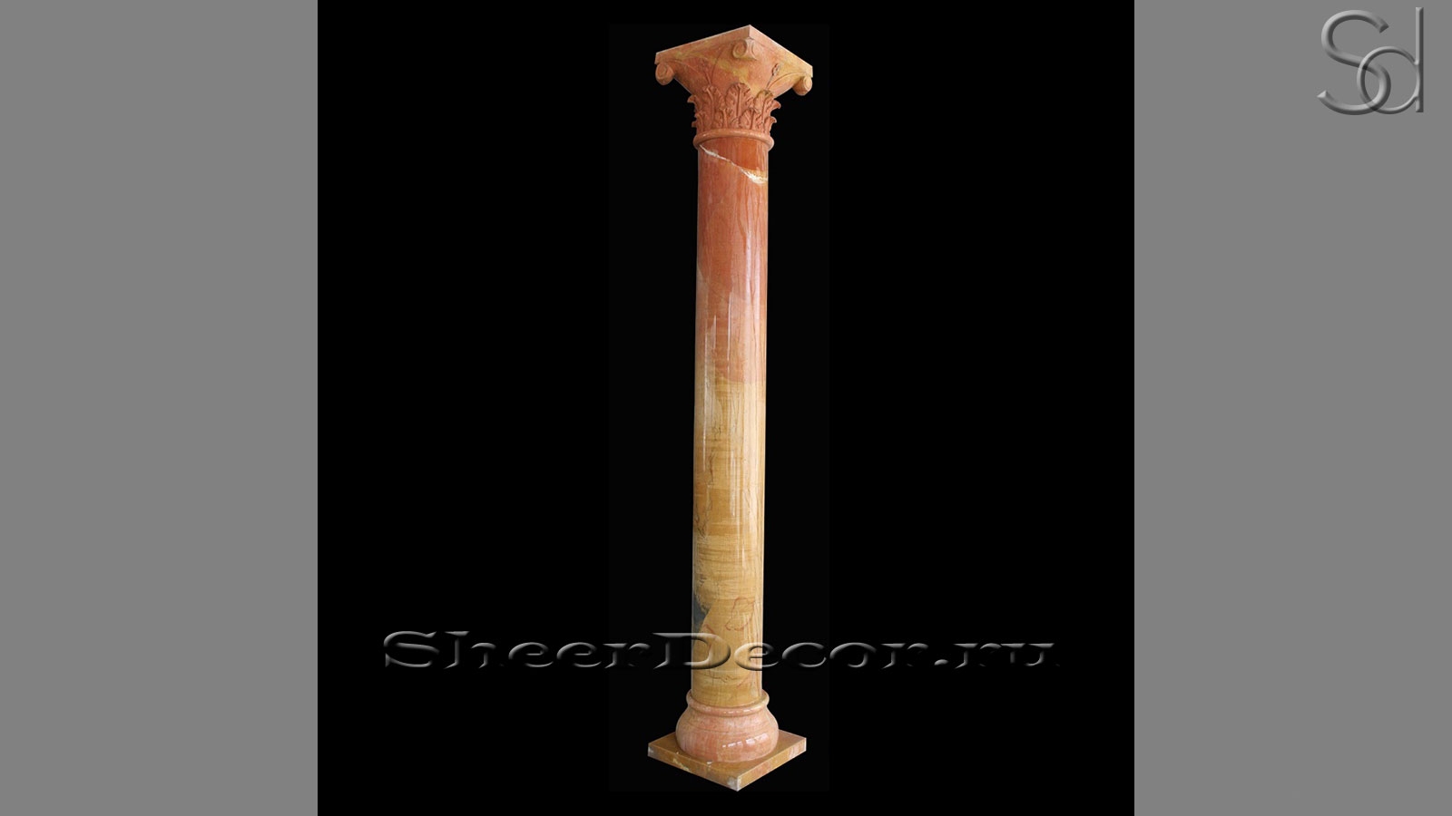 Pillar Red Honey Lesene Pillar