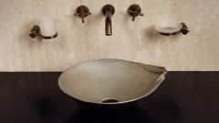 Кованая раковина Frume из бронзы Chrome Bronze ИНДОНЕЗИЯ 313303611 для ванной_4