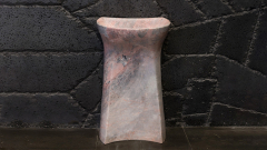 Мраморная раковина на пьедестале Sierra M9 из серого камня Emperador Grey ТУРЦИЯ 128076179 для ванной комнаты_4