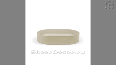 Бежевая раковина Margo из архитектурного архитектурного Concrete Beige РОССИЯ 100847111 для ванной комнаты_1