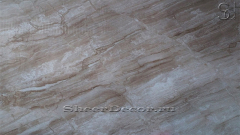 Мраморная плитка и слэбы из натурального мрамора Daino Diagonale коричневого цвета_1