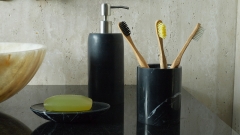 Настольная дозатор для  Equipo из мрамора Nero Marquina_1