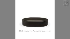 Черная раковина Margo из архитектурного архитектурного Concrete Black РОССИЯ 100400111 для ванной комнаты_1