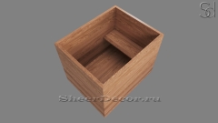 Дизайнерская ванна Livo из дуба Braune Eiche 415436151 прямоугольной формы_1
