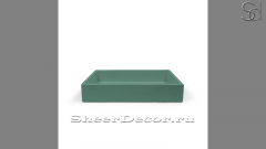 Накладная раковина Nina M3 из зеленого бетона Concrete Green РОССИЯ 021762113 для ванной комнаты_1
