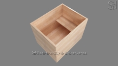 Оригинальная ванна Livo из натурального дерева Helle Eiche 415437151 бежевого цвета_1