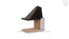 Топка для камина дровяная Passante Chamotte Red из камня кирпичный_1