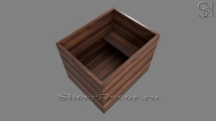 Дизайнерская ванна Livo из дуба Dunkle Eiche 415438151 прямоугольной формы_1
