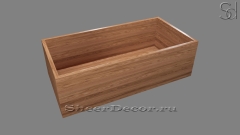 Оригинальная ванна Cella M18 из натурального дерева Braune Eiche 7384361518 коричневого цвета_1