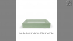 Зеленая раковина Nina из архитектурного бетона Concrete Menthol РОССИЯ 021810111 для ванной комнаты_1