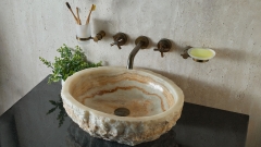 Каменная мойка Distrito M31 из зеленого оникса Green Onyx АФГАНИСТАН 0140333131 для ванной комнаты_2