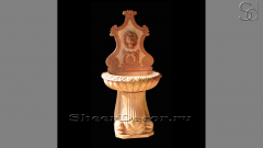 Каменный питьевой фонтанчик Gustino Oasi из красного мрамора Rosso Alicante 0860510519_1