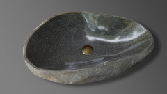 Раковина для ванной Piedra M372 из речного камня  Verde ИНДОНЕЗИЯ 00503011372_1