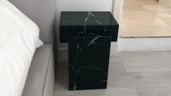 Каменный стол Ladrillo из зеленого мрамора Veria Green в сборе _2