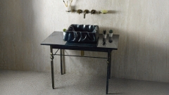 Кованая подставка для раковины Genesis M5 из кованой стали Black Gold patina 149503025_2