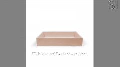 Накладная раковина Nina из розового бетона Concrete Coral РОССИЯ 021821111 для ванной комнаты_1