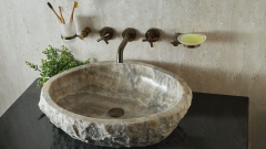 Каменная мойка Distrito M31 из серого оникса Grey Onyx ИНДОНЕЗИЯ 0144533131 для ванной комнаты_2