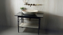 Кованая подставка для раковины Genesis M6 из металла Black 149515026_1