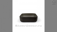 Черная раковина Olivia из архитектурного бетона Concrete Black РОССИЯ 117400111 для ванной комнаты_1