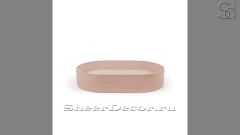 Розовая раковина Margo из архитектурного архитектурного Concrete Coral РОССИЯ 100821111 для ванной комнаты_1