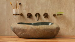 Раковина для ванной Piedra M315 из речного камня  Gris ИНДОНЕЗИЯ 00504511315_7