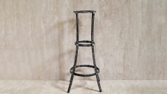 Кованая подставка под раковину Claire из кованой стали Black Silver patina 147502221_5