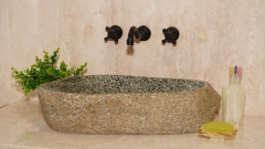 Мойка в ванную Piedra M298 из речного камня  Blanca ИНДОНЕЗИЯ 00508411298_1