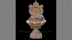 Каменный питьевой фонтанчик Gustino Cimasa из розового мрамора Sunset Red 086057056_1