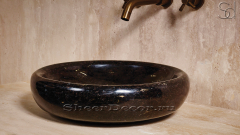 Перламутровая раковина Ronda из камня лабрадорита Blue Pearl ИНДИЯ 003003111 для ванной комнаты_1